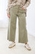 Downtown Vibes Wide Leg Pants in Olive