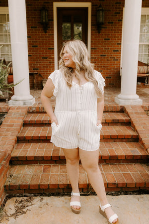 Event Ready Stripe Romper