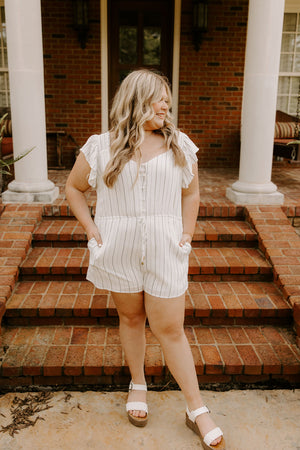 Event Ready Stripe Romper