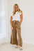 Take a Chance Wide Leg Pants in Chocolate Brown