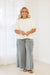 Level Up Wide Leg Pants in Faded Navy