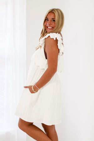 The Sweetheart Dress in White