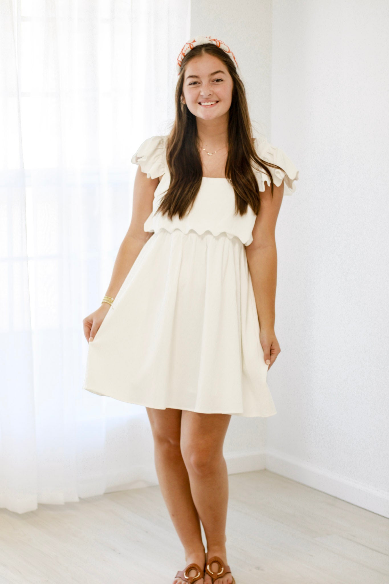 The Sweetheart Dress in White