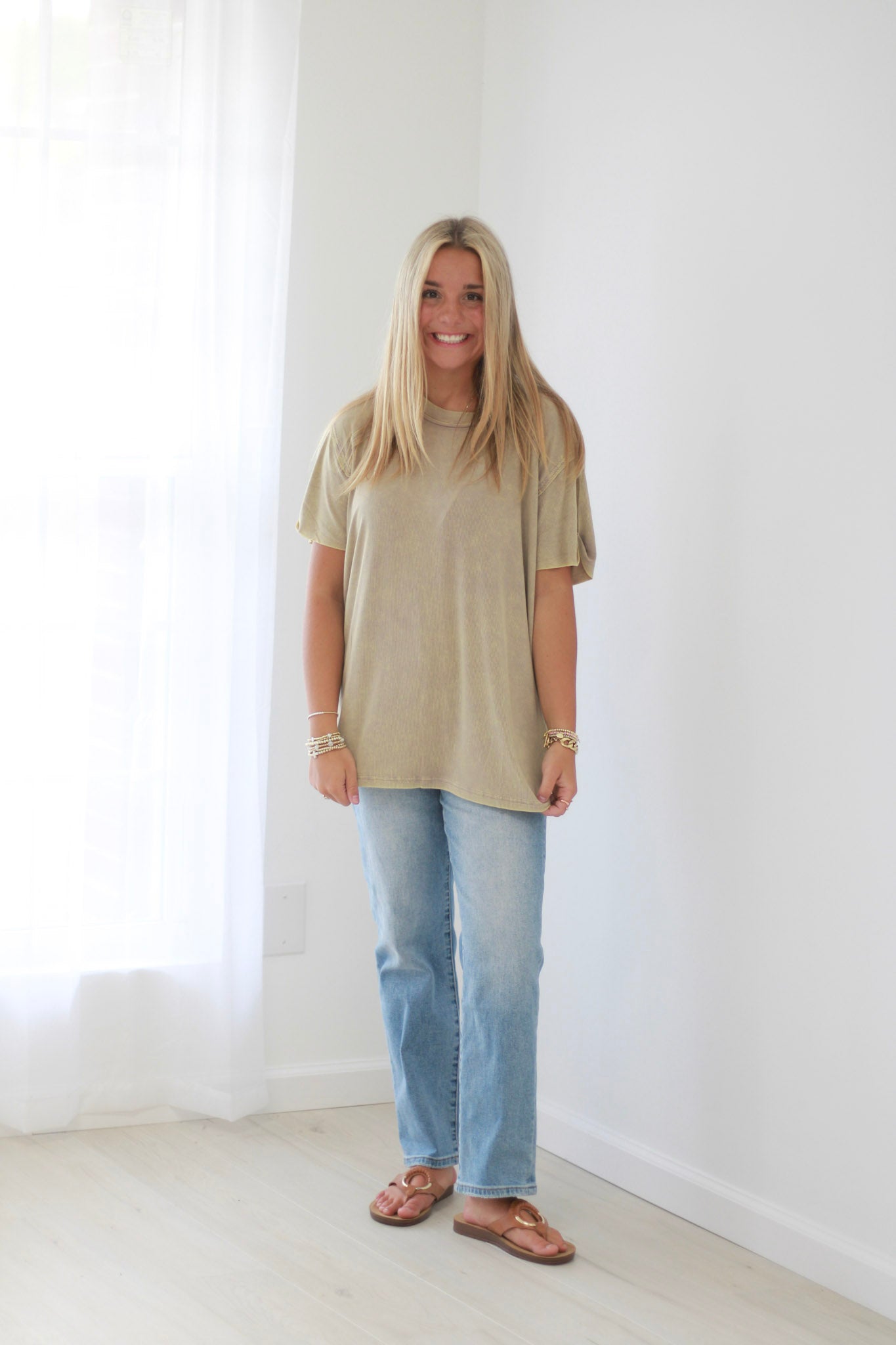 Softly Falling Top in Mocha