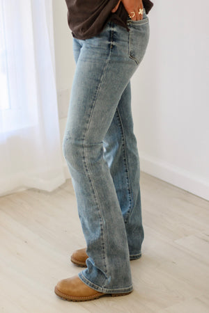 Core Mid Rise Bootcut Judy Blue Jeans