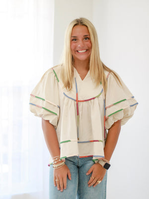 Another Love Blouse in Ecru