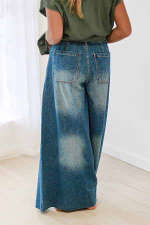 She Has it All Denim Drawstring Pants