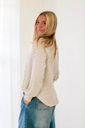 Daily Occurence Striped Top