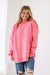 This is the One Comfy Pullover in Watermelon