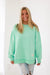 This is the One Comfy Pullover in Mint