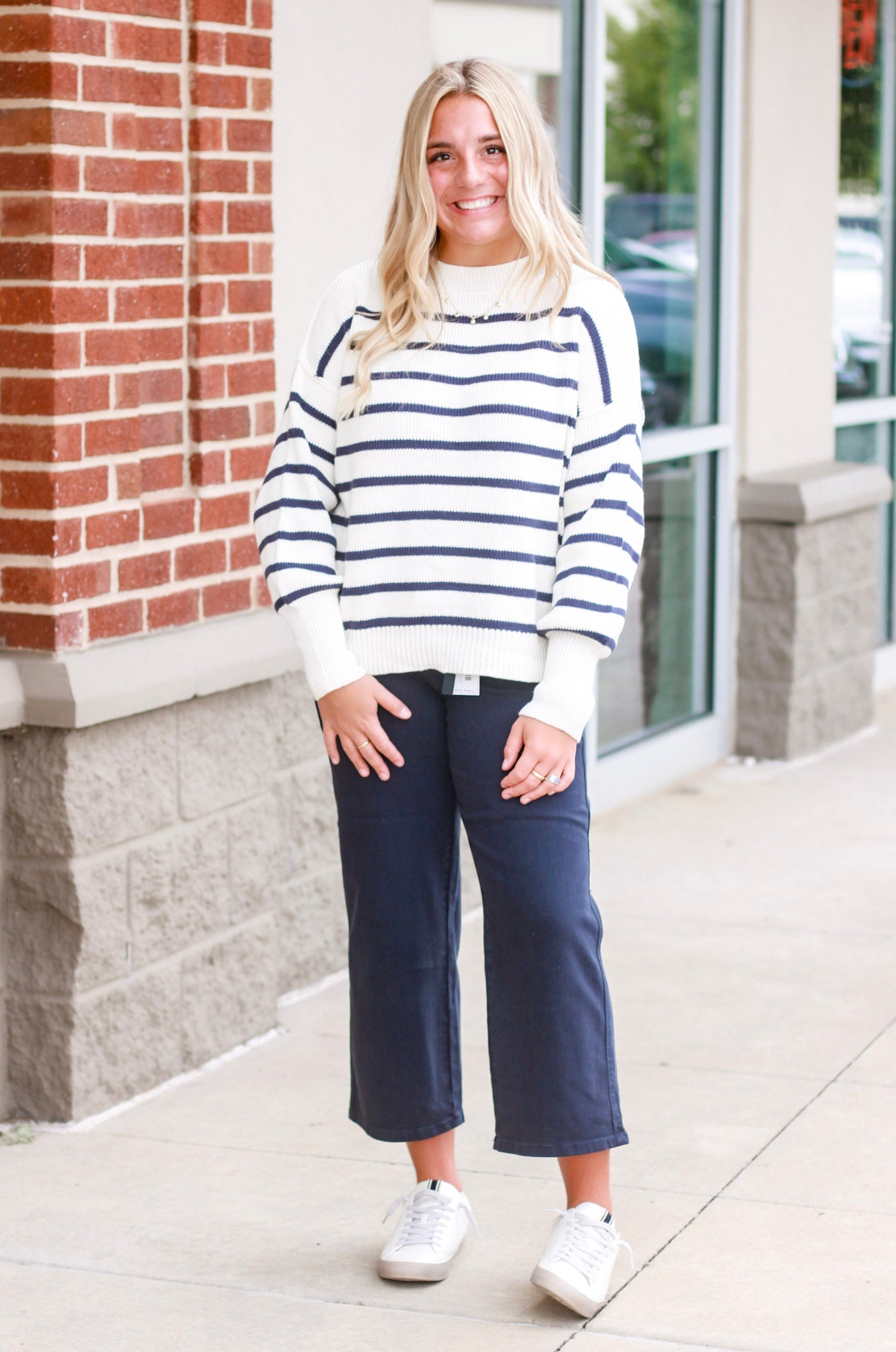 Tight clearance striped sweater