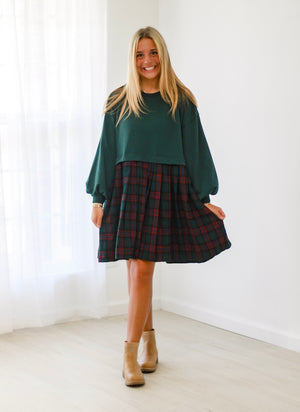 Plaid About You Dress