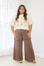 A Fleeting Thought Ribbed Pants in Cocoa