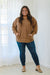 Call Me Cute Everyday Pullover in Deep Camel