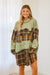 A Mix of Emotions Plaid Pullover by Oli & Hali