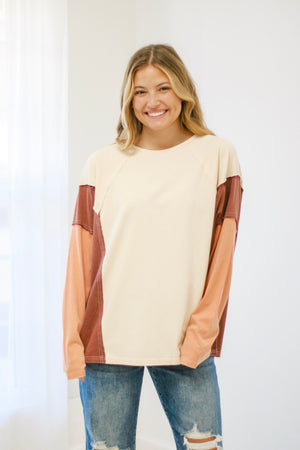 Keeping Secrets Colorblock Pullover