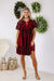 Sugar Plum Fairies Velvet Dress