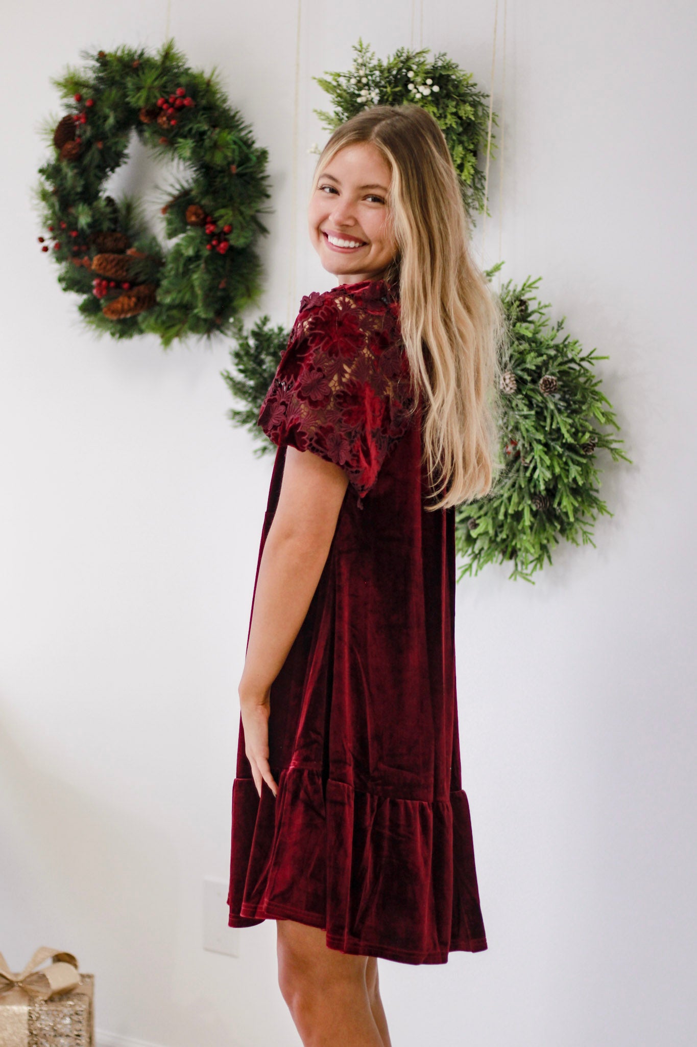 Sugar Plum Fairies Velvet Dress