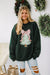 Green Floral Christmas Sweatshirt