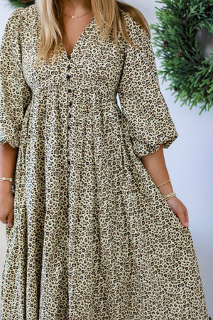 Leopard Lover Maxi Dress