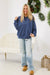 Scuba Half-Zip Sweatshirt Doorbuster in Dusty Blue