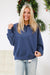 Scuba Half-Zip Sweatshirt Doorbuster in Dusty Blue