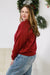 Soft Scuba Sweatshirt Doorbuster in Cabernet