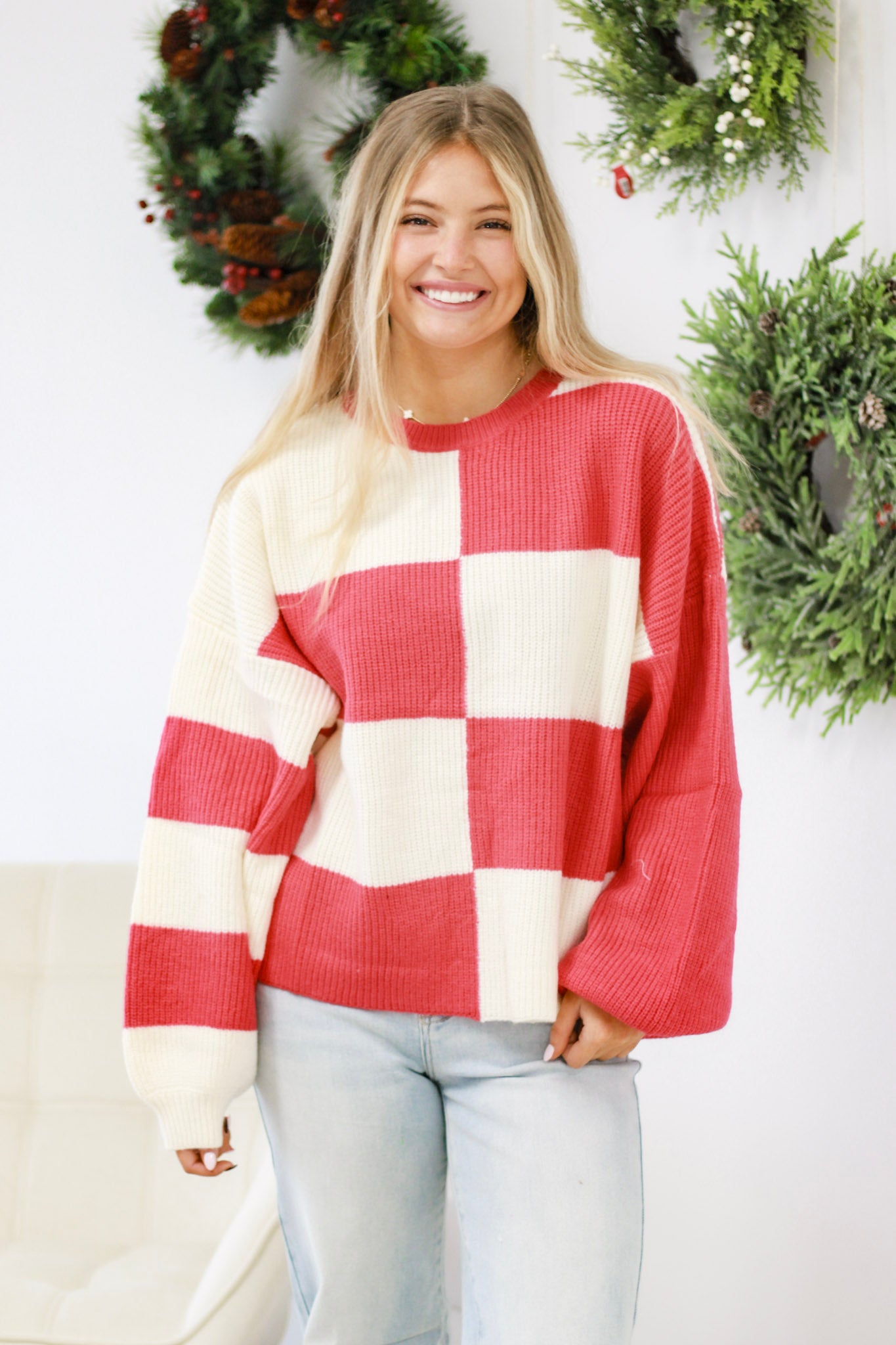 A Checkered Past Sweater