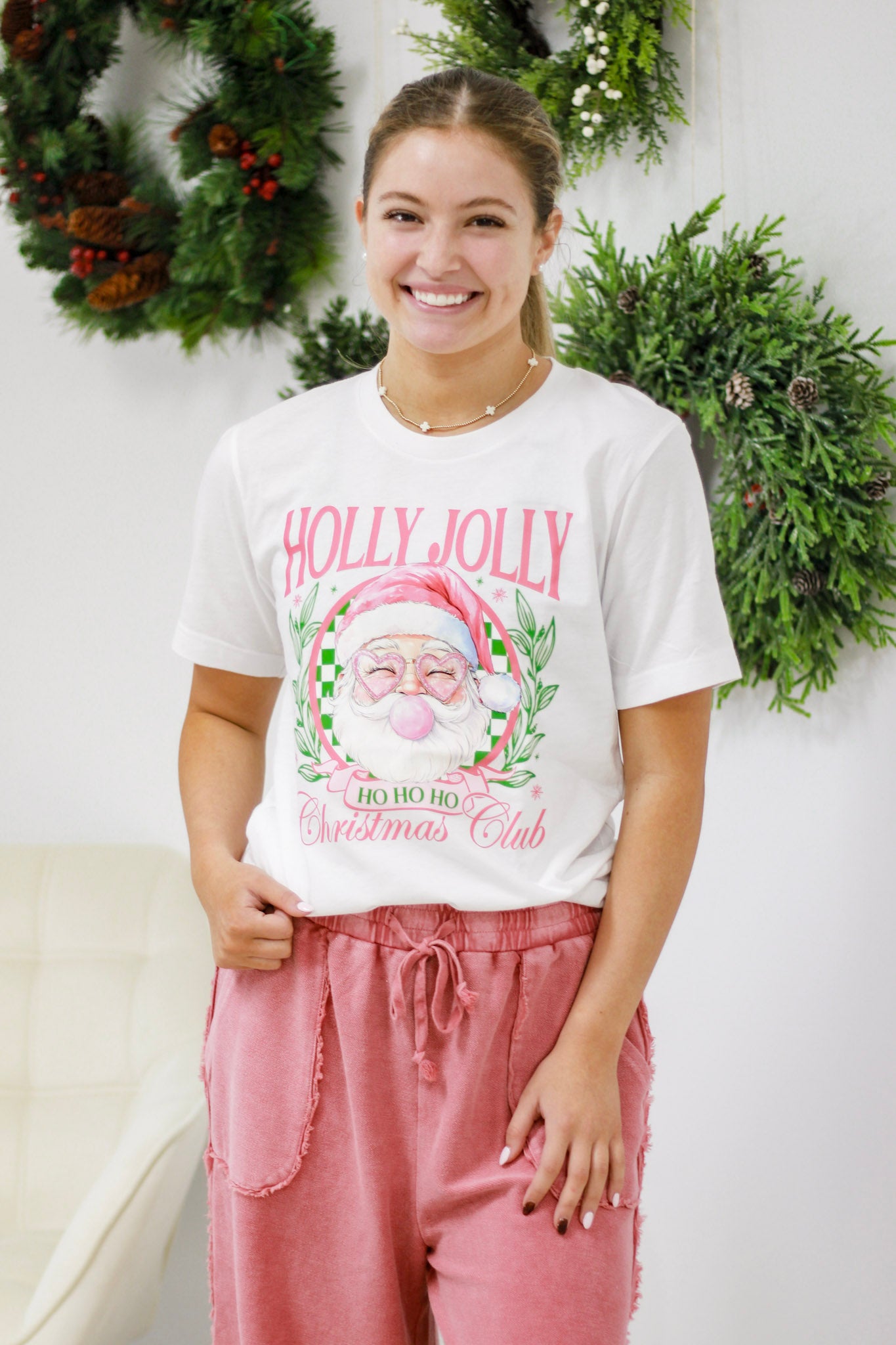 Holly Jolly Christmas Club Tee