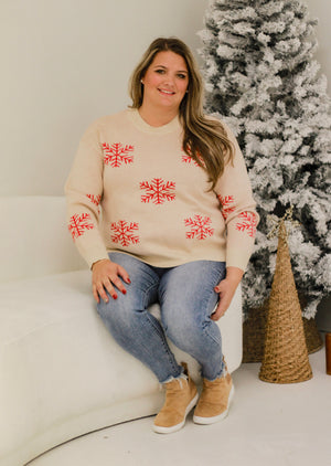 Winter Cheer Snowflake Sweater