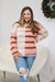 Brand New Love Striped Sweater in Pink Mix