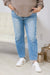 High Rise 90's Style Light Wash Jeans by Mica