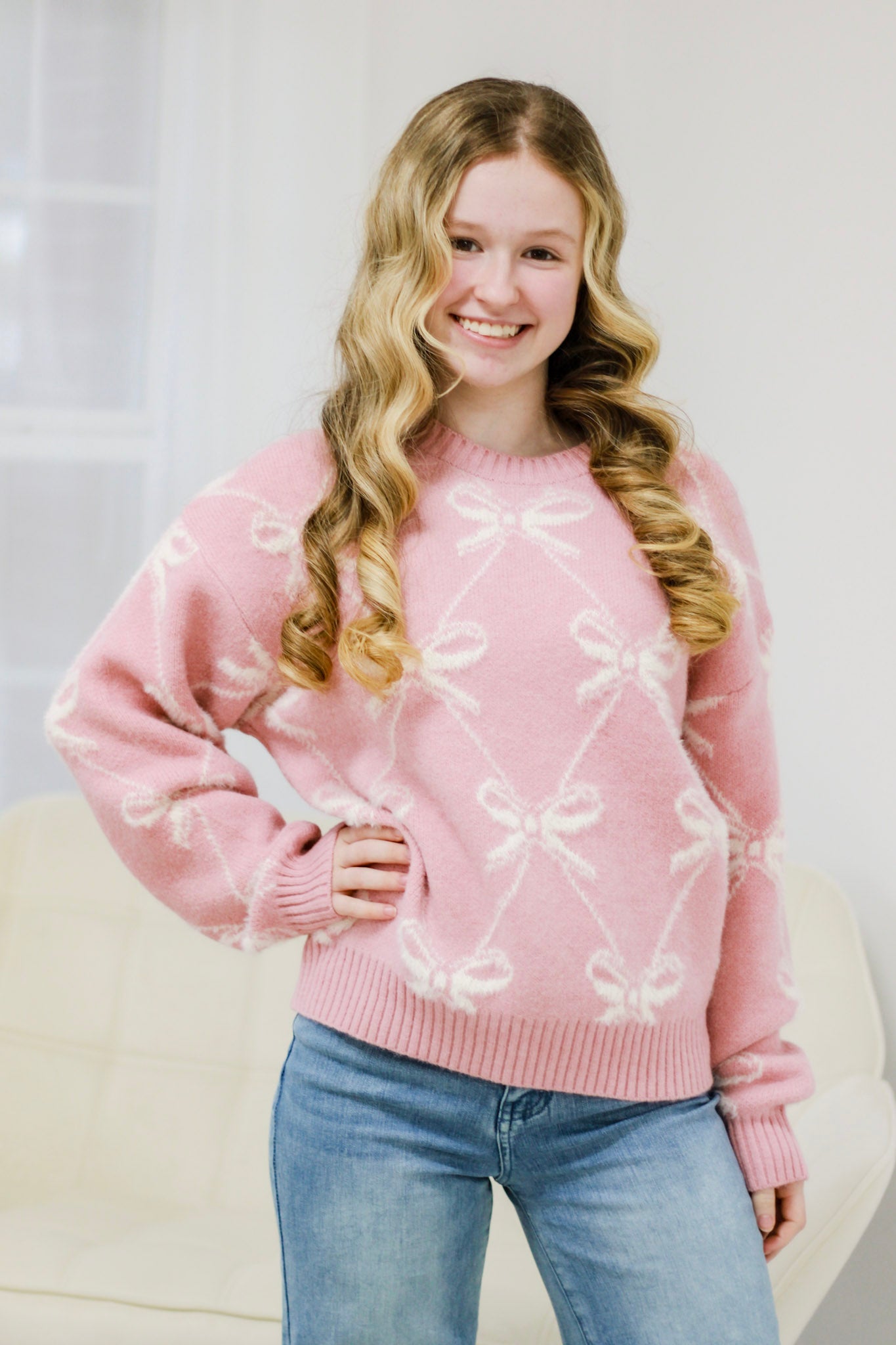 Delicate Beauty Sweater in Ballerina Pink