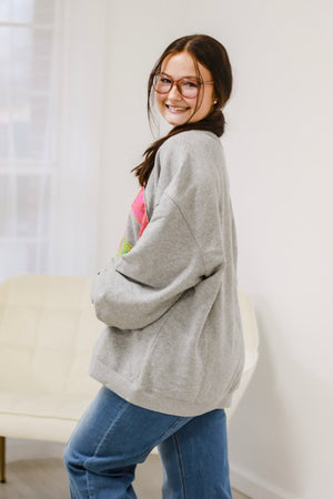 Natural Life Heather Gray Peace Pullover