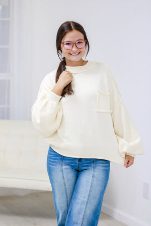 Most Loved Oversized Sweater in Cream