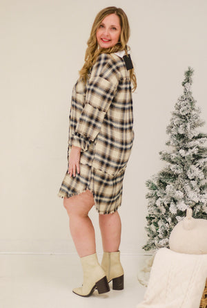 Christmas is Here Flannel Dress