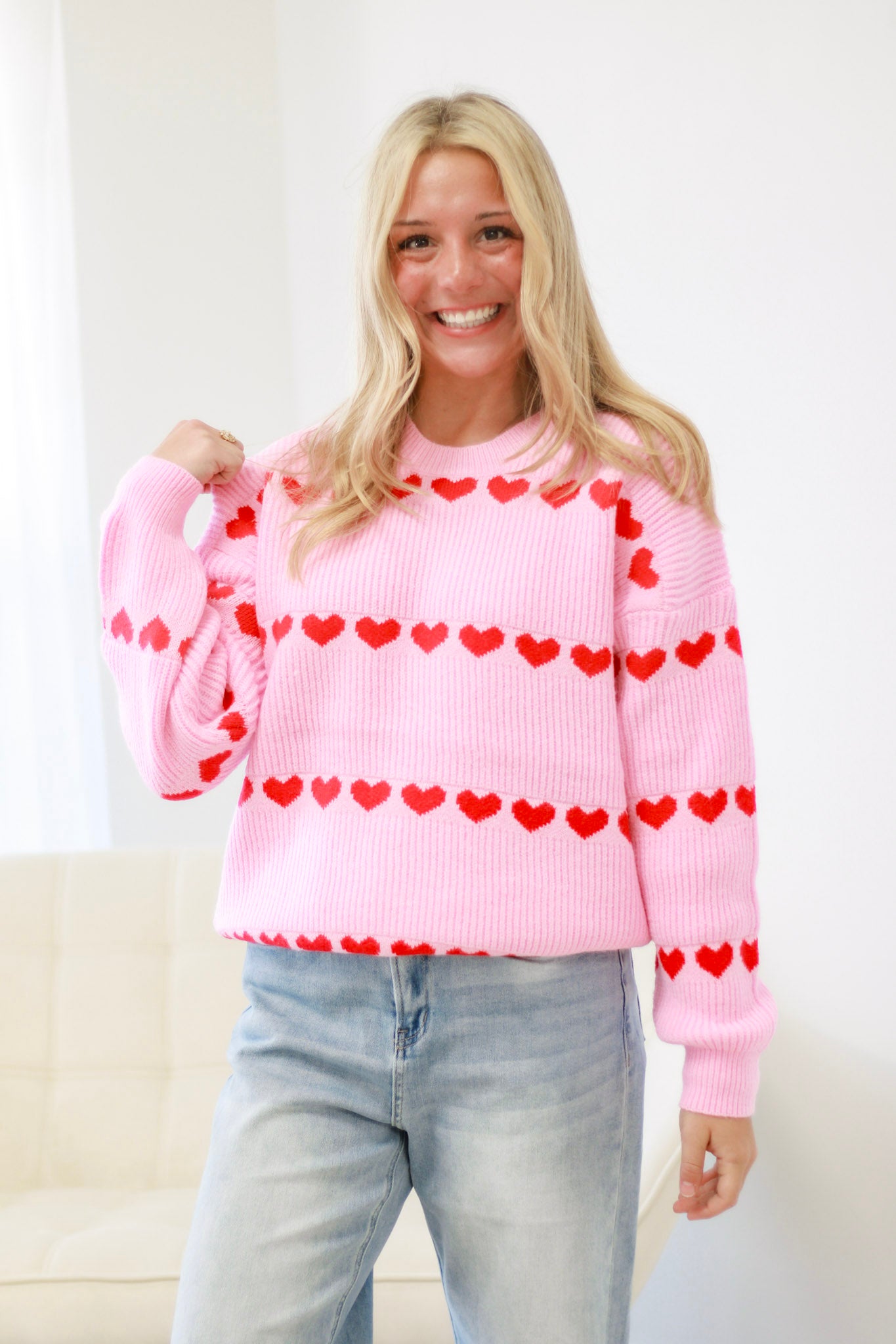 Love to Love You Heart Sweater