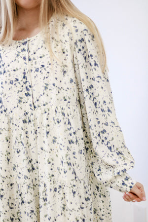 Happily Ever After All Floral Midi Dress