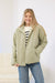 Hadley Diamond Quilted Jacket in Sage by Coco & Carmen