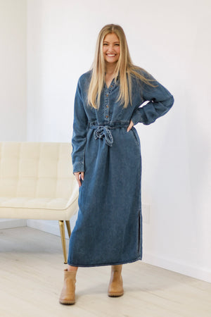 Tilly Denim Dress by Coco & Carmen