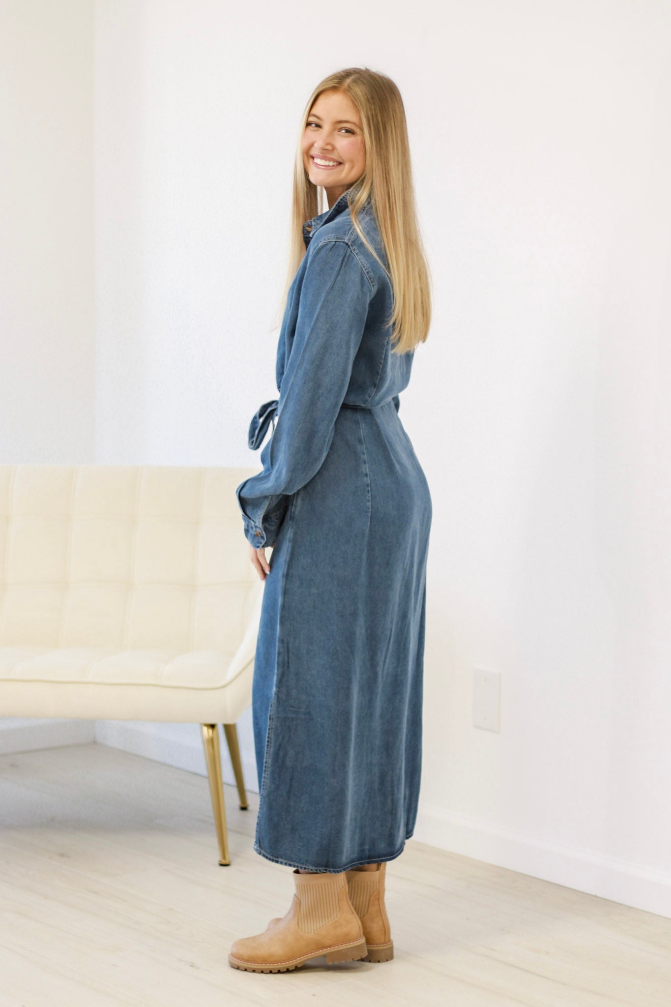 Tilly Denim Dress by Coco & Carmen