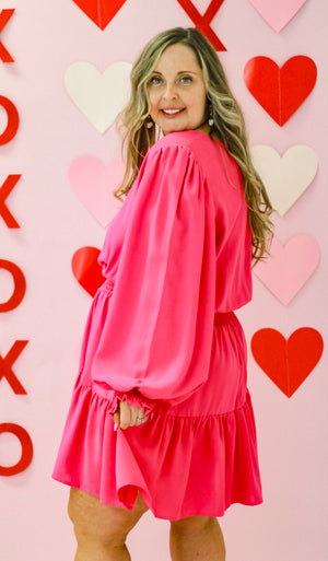 Date With Your Sweetheart Pink Dress