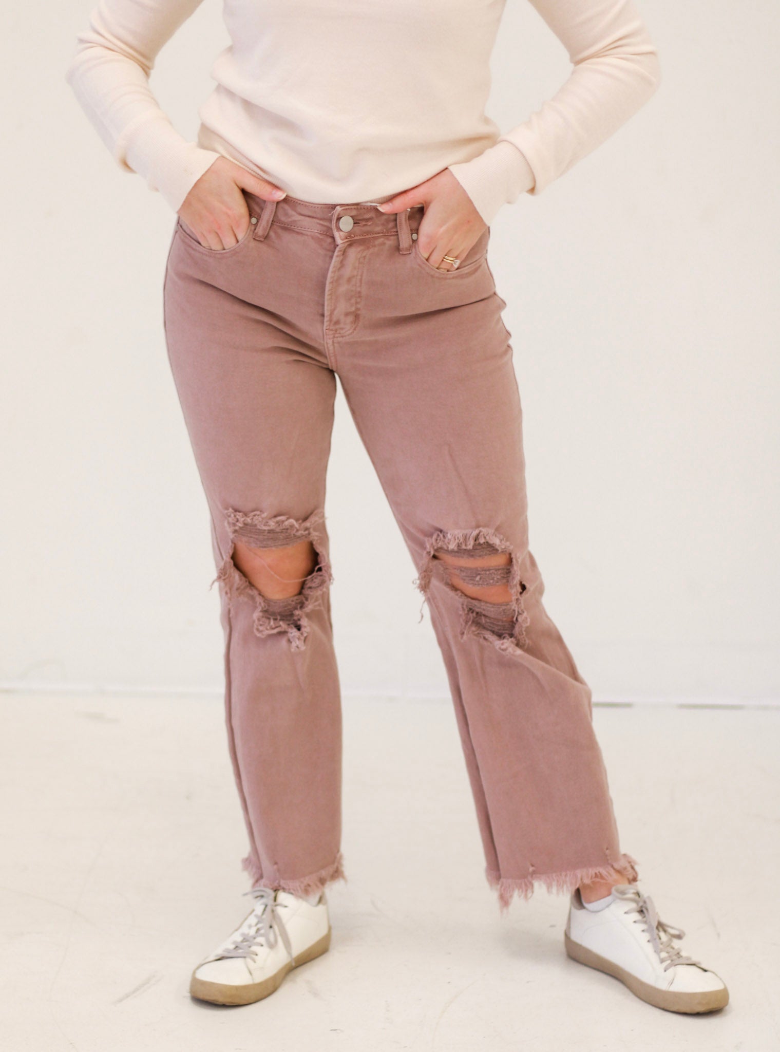 You Have Control Cropped Tummy Control Jeans in Navy - Allure Clothing  Boutique