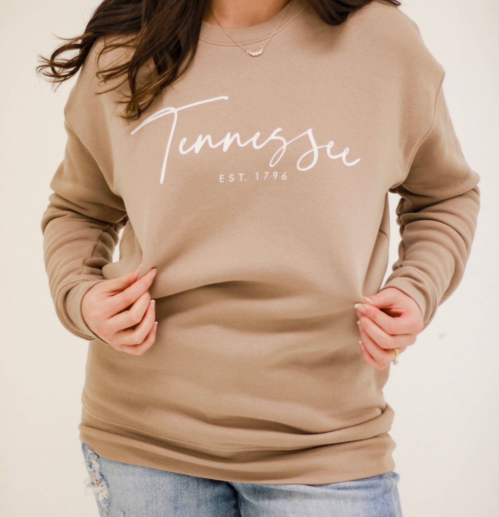 Tennessee Mocha Fleece Sweatshirt