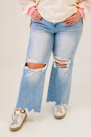 The 90's Vintage Crop Flare by Mica