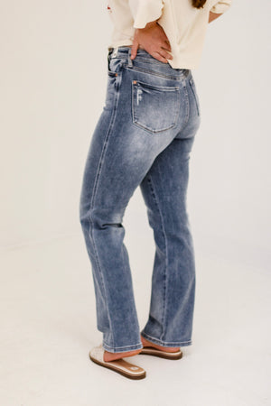 My Life HW Tummy Control Judy Blue Straight Leg Jeans