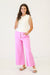 Downtown Vibes Wide Leg Pants in Barbie Pink