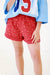 Stand Out Red Pearl Shorts