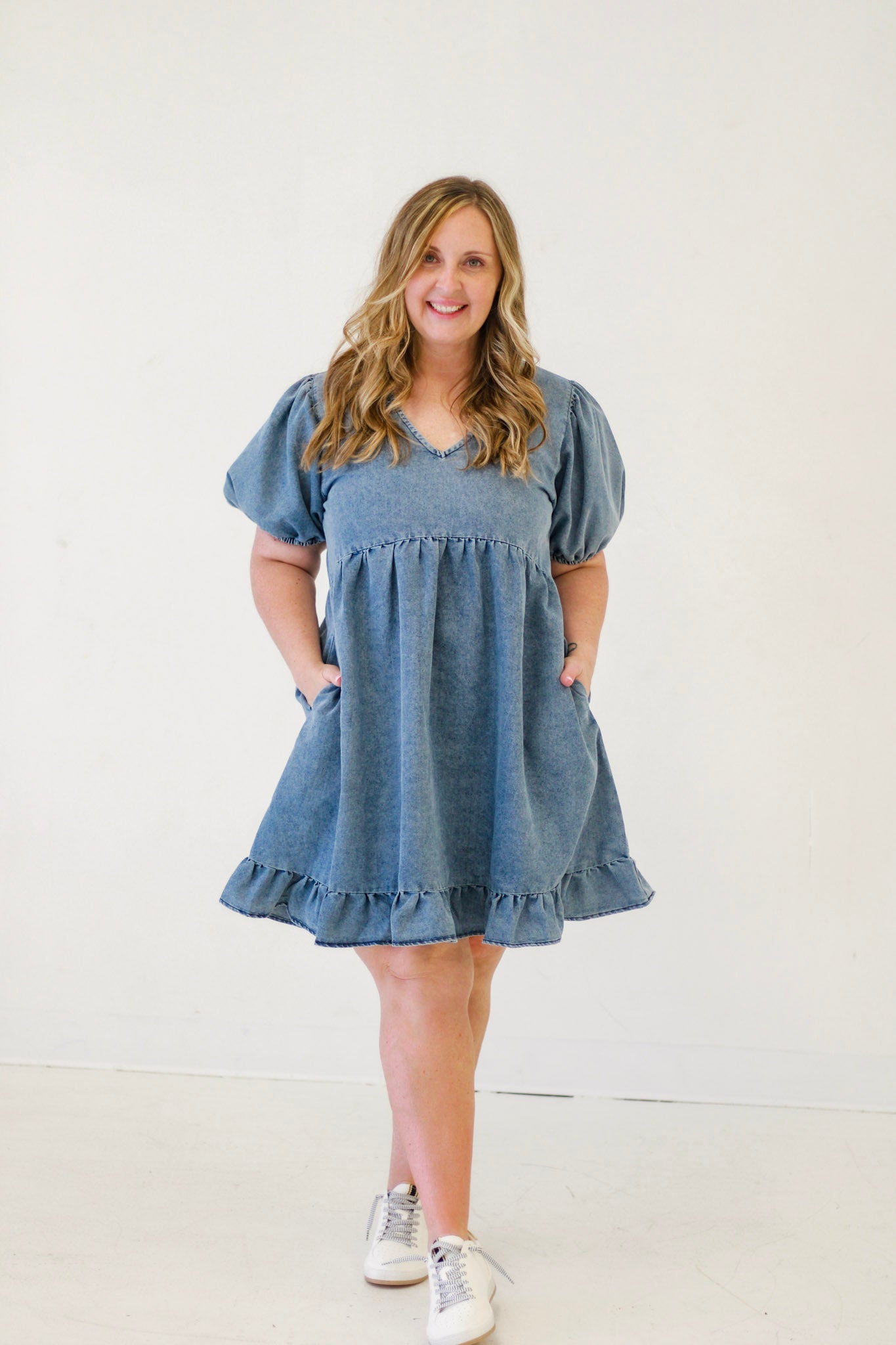 Can't Do Without You Denim Dress