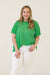 Do You Believe in Love Ribbed Top in Kelly Green